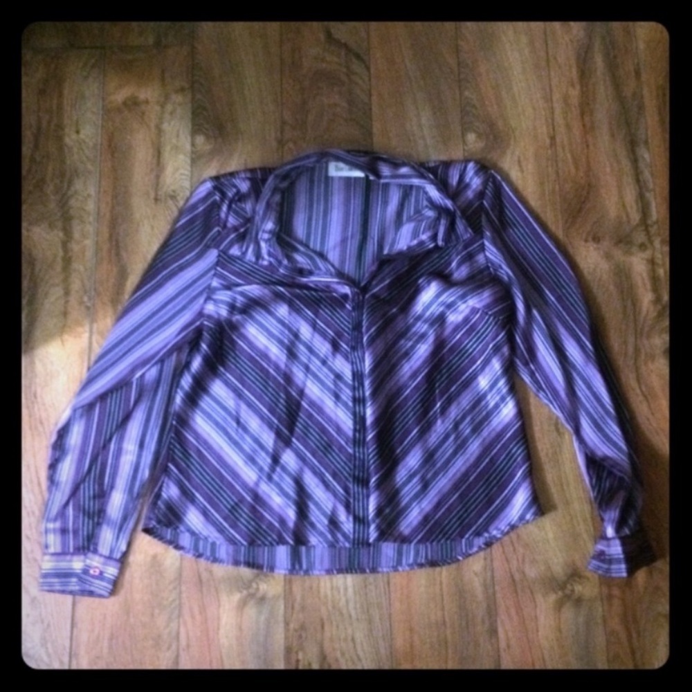 Blue Diamond silky dress shirt